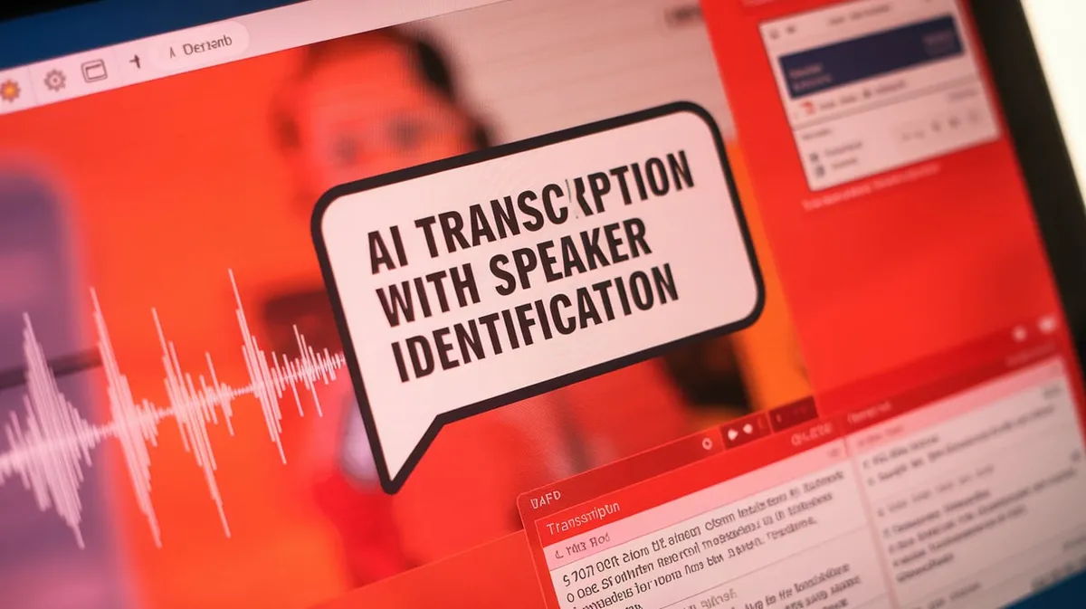 How AI Transcription with Speaker Identification Works?
