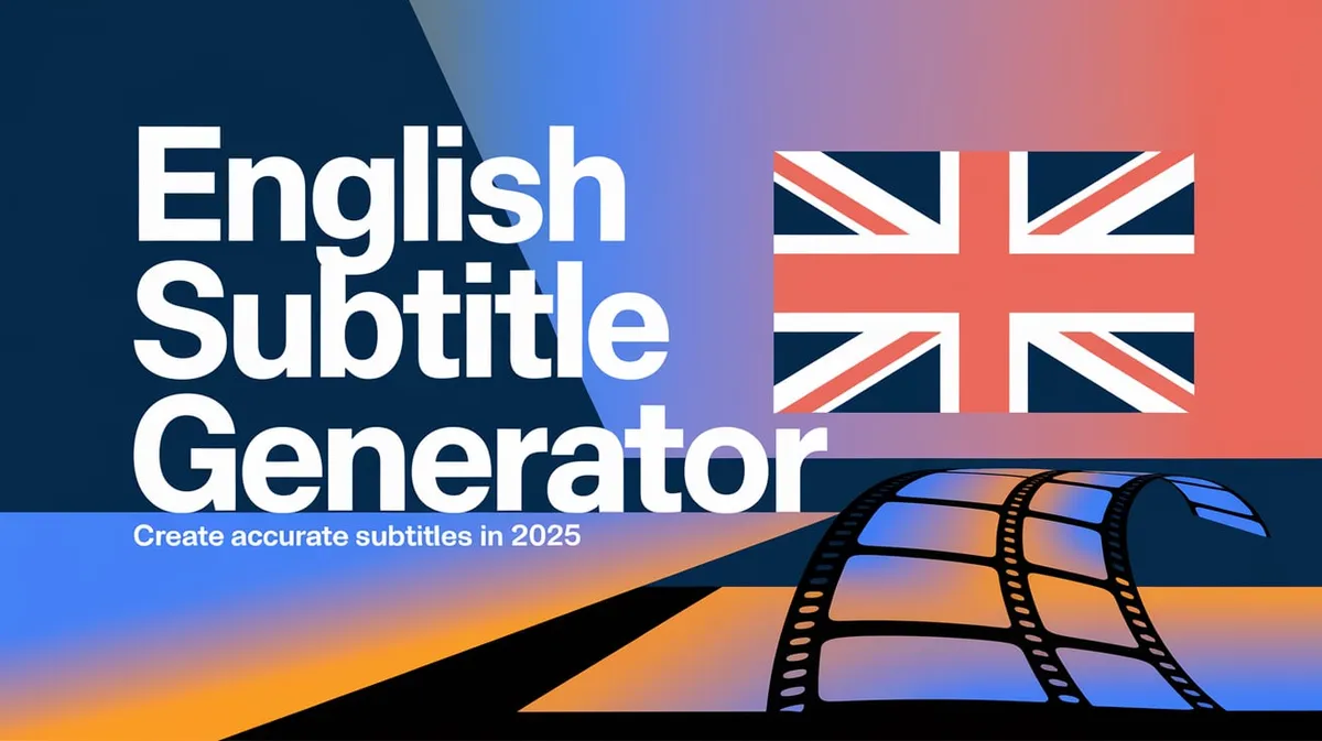 English Subtitle Generator: Create Accurate Subtitles in 2025