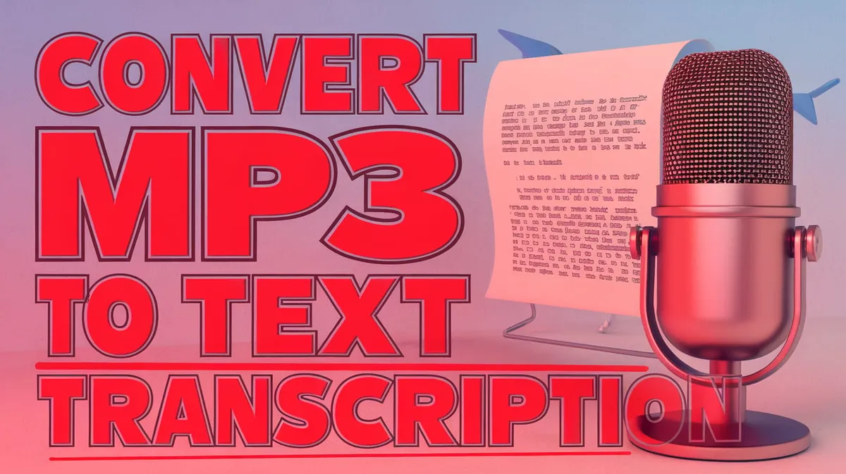 How to Convert MP3 to Text Transcription? (Easy & Free Way)