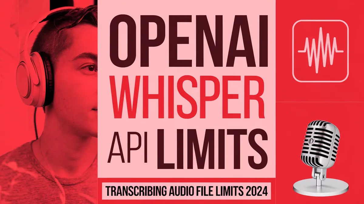 OpenAI Whisper API Limits: Transcribing Audio File Limits 2024