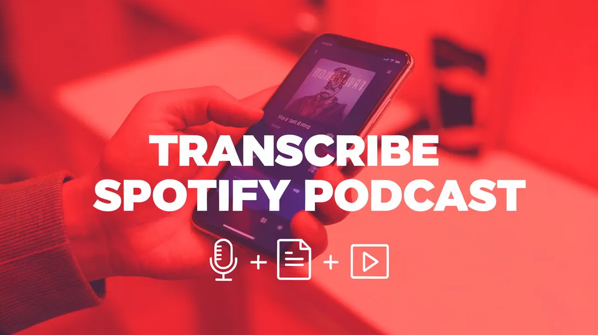How to Transcribe Spotify Podcast to Text Free?