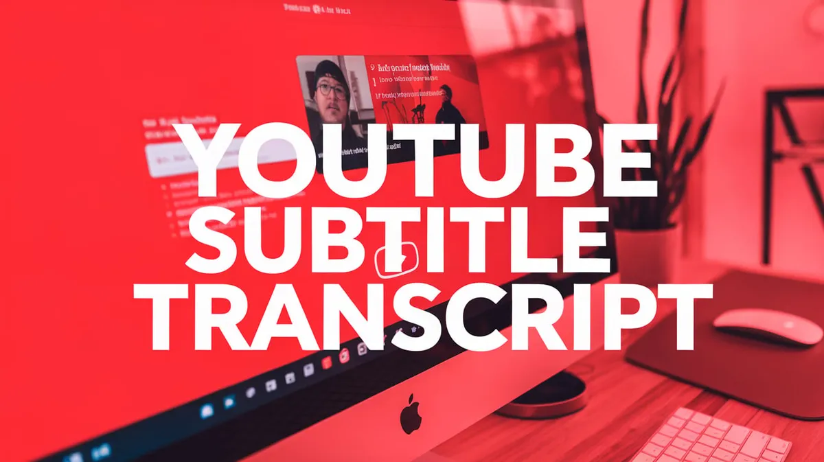 YouTube Subtitle Transcript: How to Download and Edit YouTube Subtitles